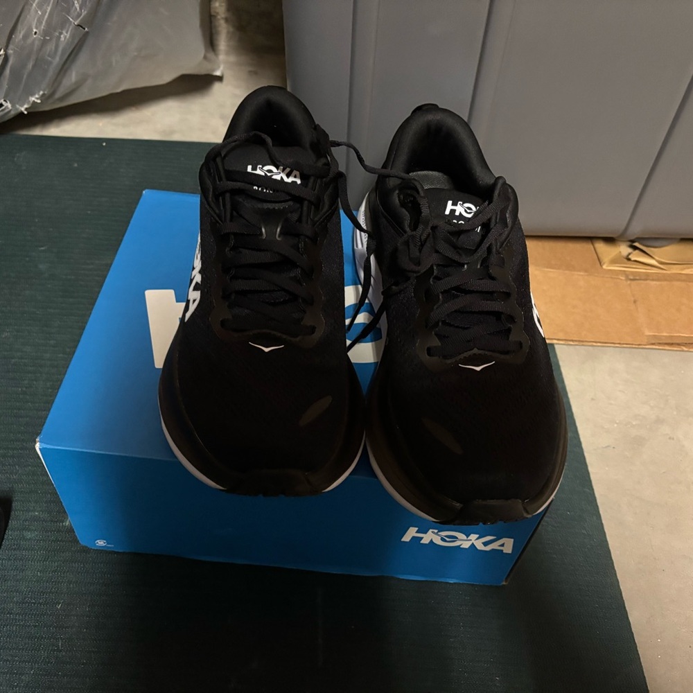 Hoka Men's Black Athletic Shoes Only Used one time Size 8.5 Mens
